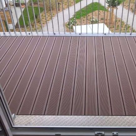 WPC Diele auf Balkon - Verlegt von Parkett Stelzl